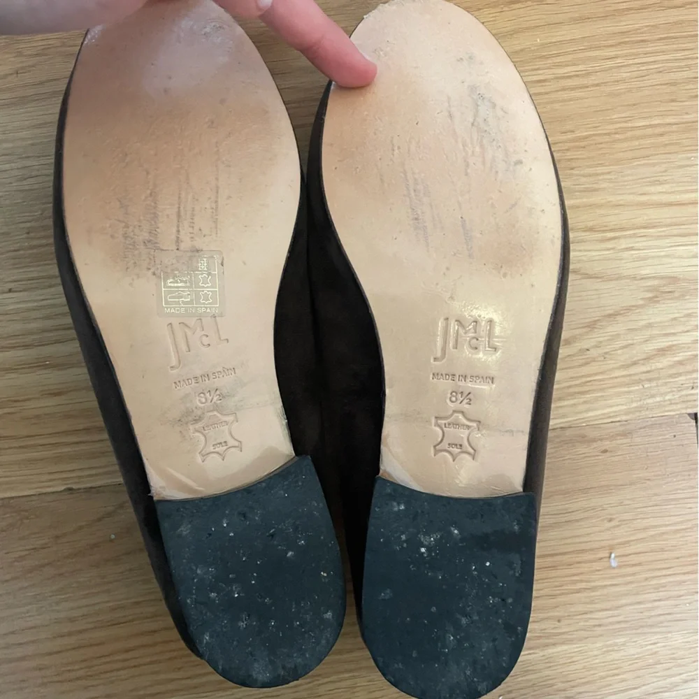 J. McLaughlin Brown Suede Loafers - Picture 2 of 4